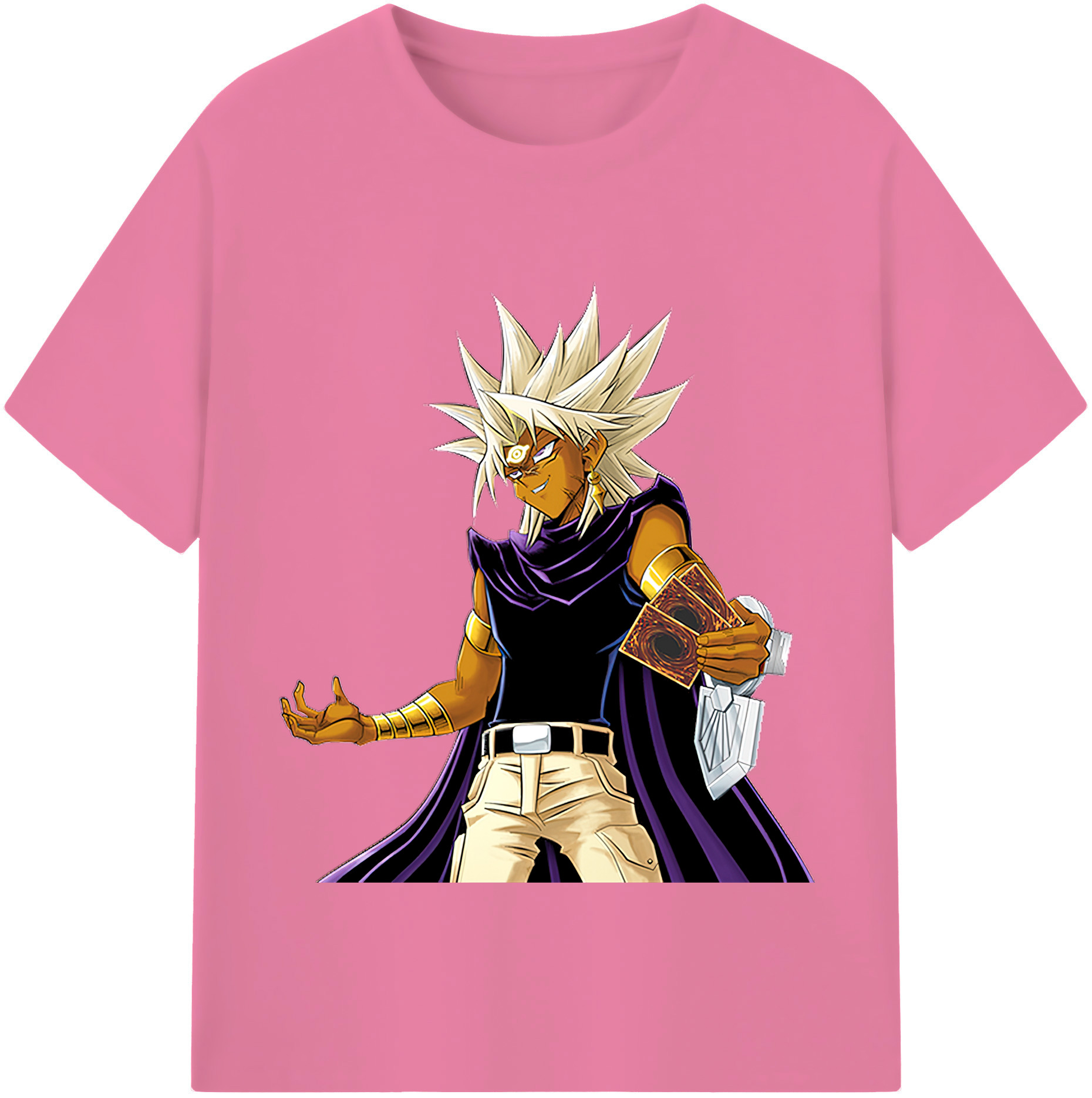 （画像用） 遊☆戯☆王 Yu-Gi-Oh! 綿100％半袖Tシャツ（フロントプリント）